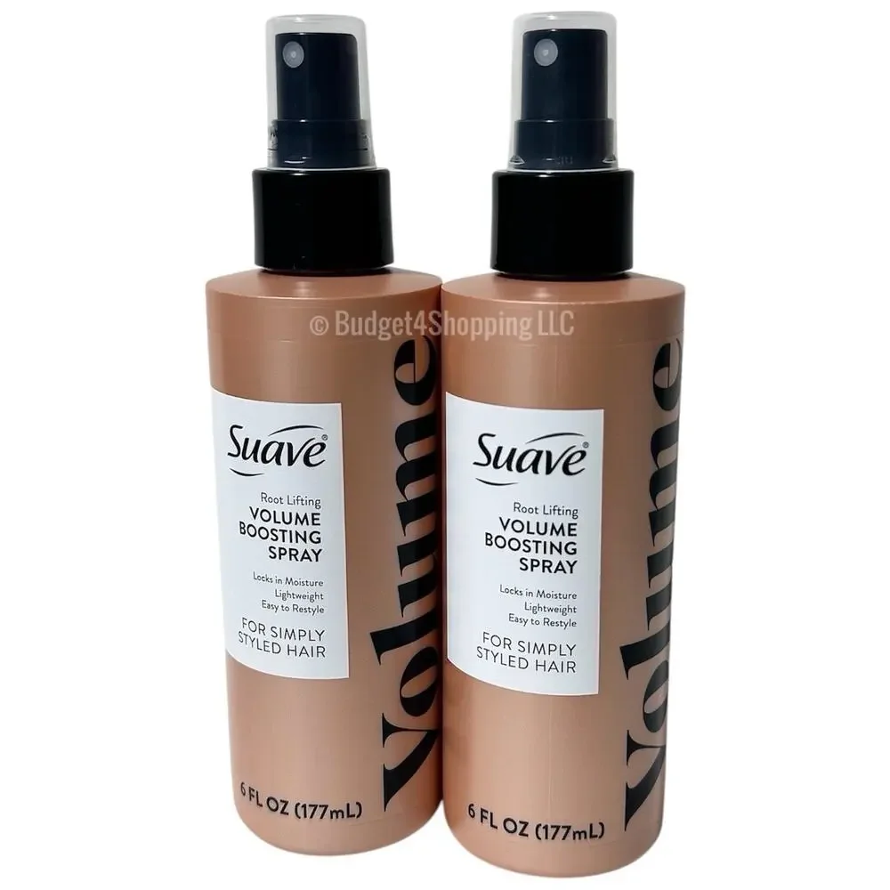 Suave Root Lifting Volume Boosting Spray, 6 fl oz, Pack of 2